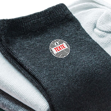 Mini Étiquettes thermocollantes rondes spéciales chaussettes
