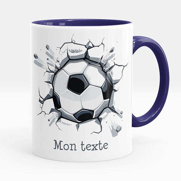 Mug - Tasse personnalisée - Ballon de foot