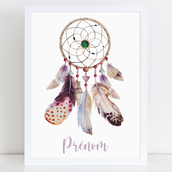 Affiche / Poster Prénom - Attrape rêves