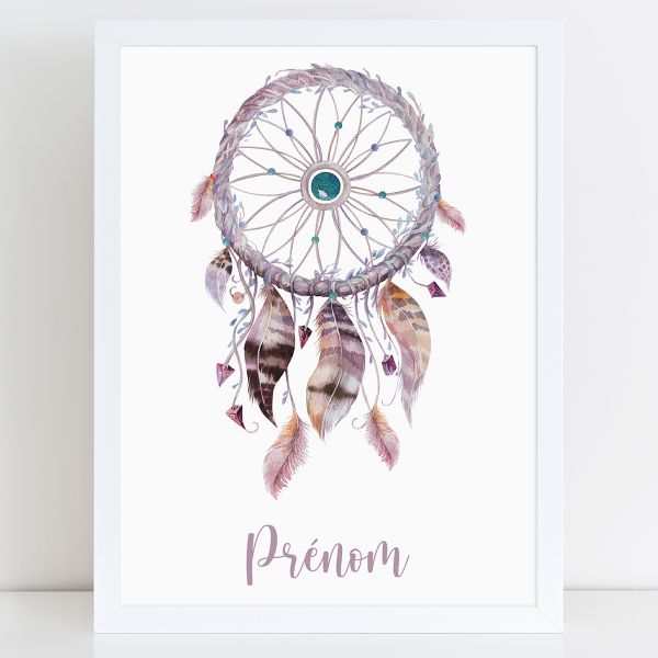Affiche / Poster Prénom - Attrape rêves