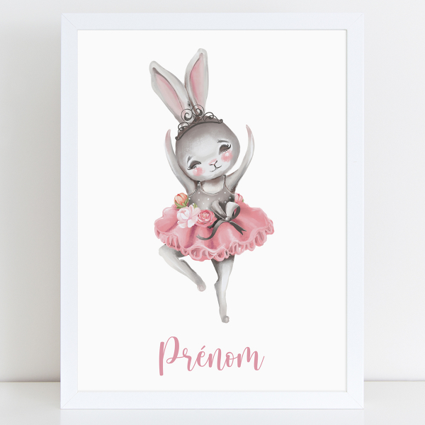 Affiche / Poster Prénom - Danseuse