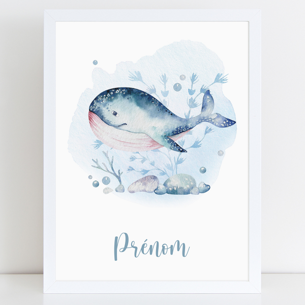 Affiche / Poster Prénom - Océan