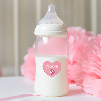 Autocollants coeurs 1 ligne