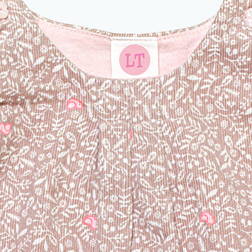 Mini Étiquettes autocollantes vêtements rondes - initiales