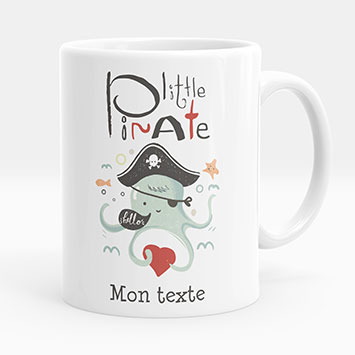 Mug - Tasse personnalisée - Little pirate