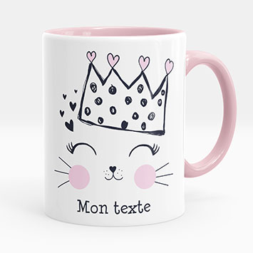 Mug - Tasse personnalisée - Reine des chats