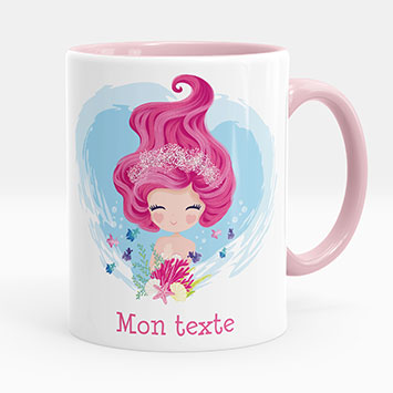Mug - Tasse personnalisée - Sirène océan