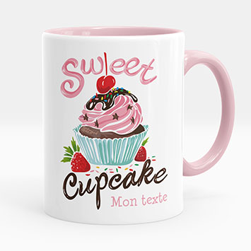 Mug - Tasse personnalisée - Sweet cupcake