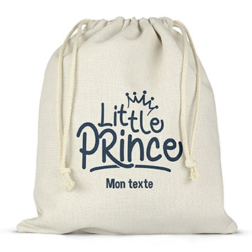 Sac lunch box à ficelles personnalisé - Little Prince