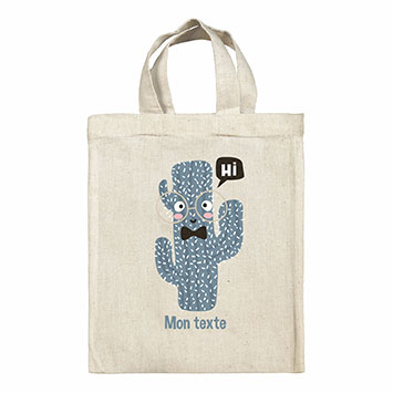 Sac Tote bag lunch box personnalisé - Cactus