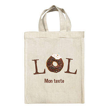 Sac Tote bag lunch box personnalisé - LOL