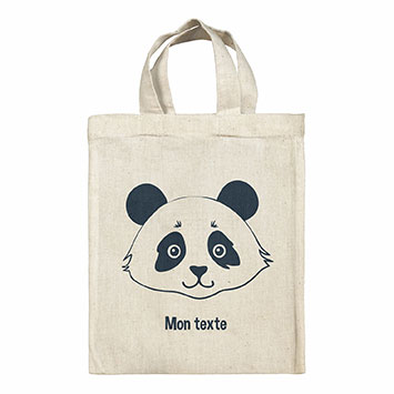 Sac Tote bag lunch box personnalisé - Panda