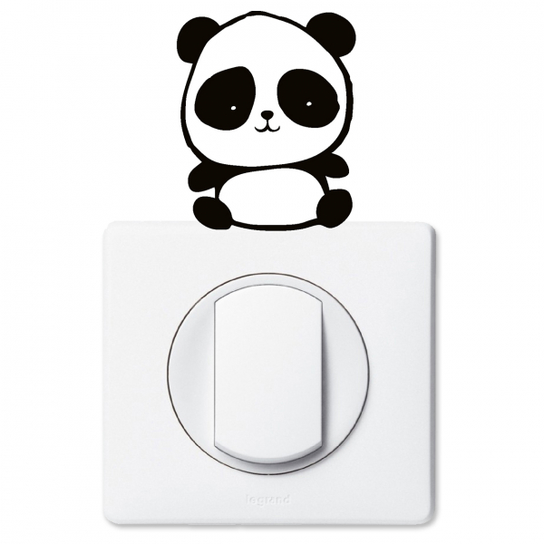 Stickers Prises et Interrupteurs - Panda
