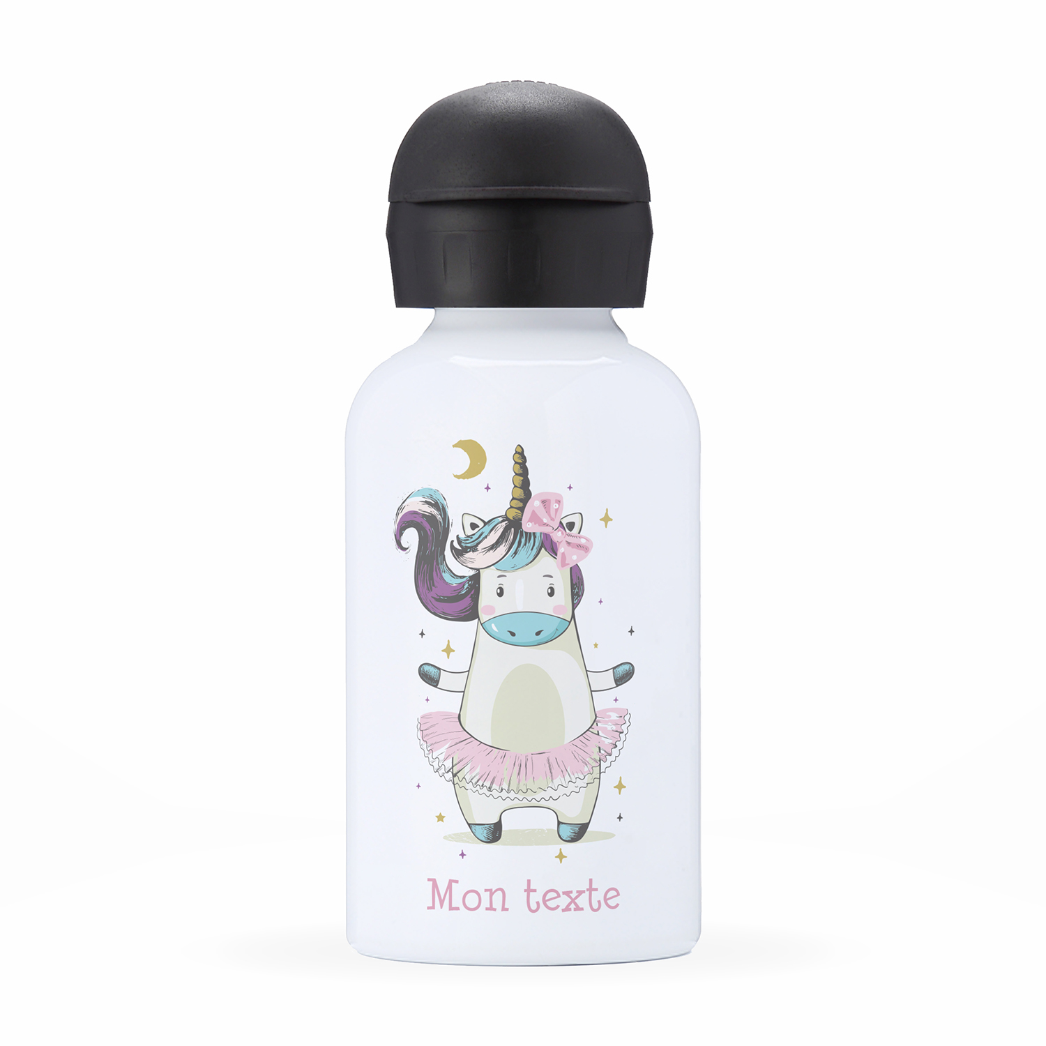 Gourde isotherme personnalisée enfant - Danseuse licorne