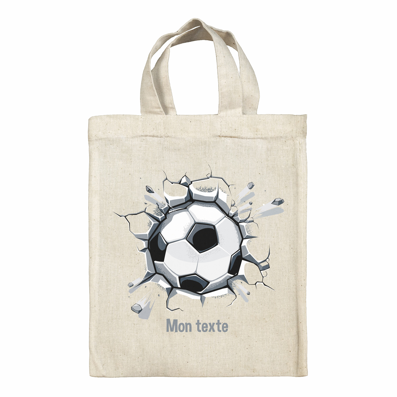 Sac Tote bag lunch box personnalisé - Ballon de foot