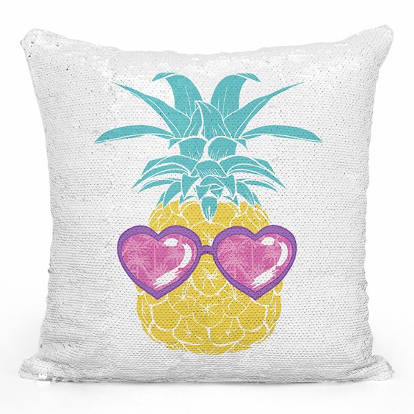 coussin pillow mermaid à sequin magique enfant reversible avec motif ananas