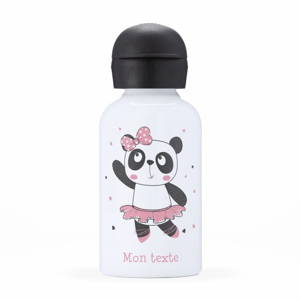 Gourde isotherme personnalisable pour enfants motif danseuse panda