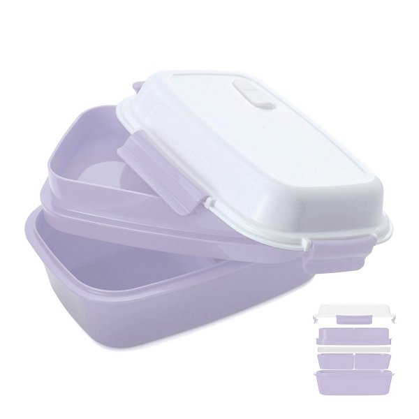 Lunch box - bento - boite à repas isotherme couleur parme
