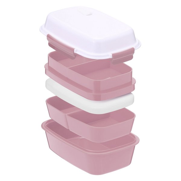 Lunch box - bento - boite à repas personnalisable pour enfants motif Hakuna matata vue éclatée