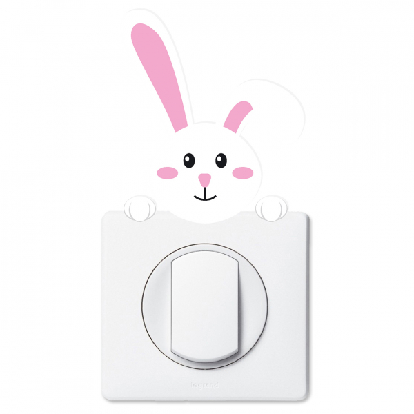 Stickers Prises et Interrupteurs - Lapin