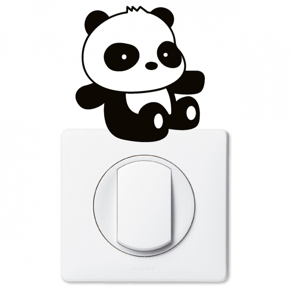 Stickers Prises et Interrupteurs - Panda