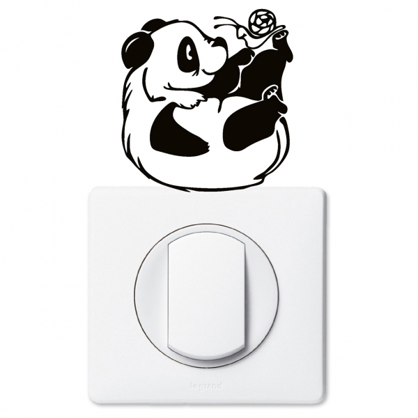 Stickers Prises et Interrupteurs - Panda