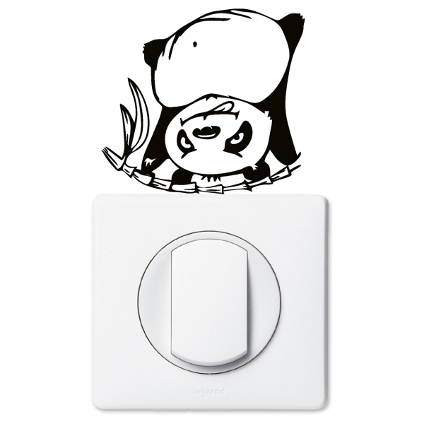 Stickers Prises et Interrupteurs - Panda