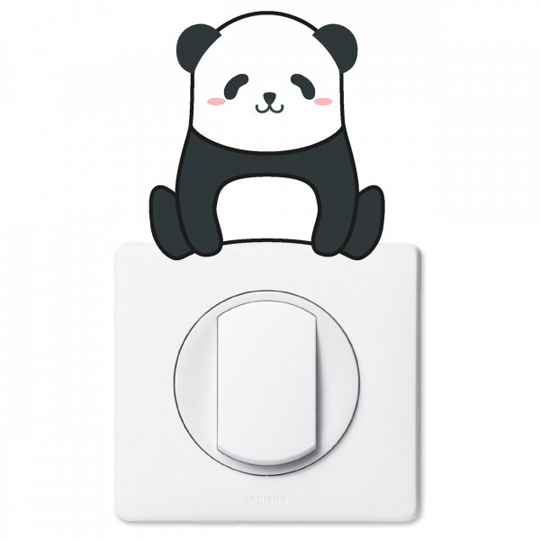 Stickers Prises et Interrupteurs - Panda