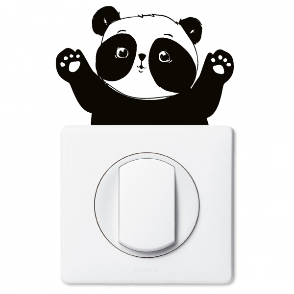 Stickers Prises et Interrupteurs - Panda