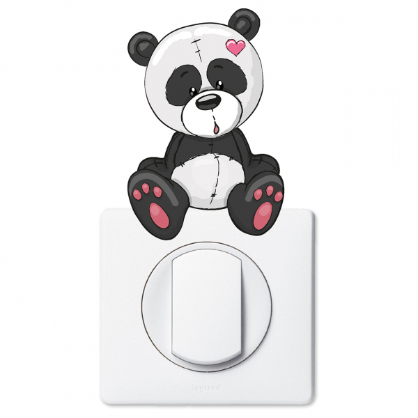 Stickers Prises et Interrupteurs - Panda