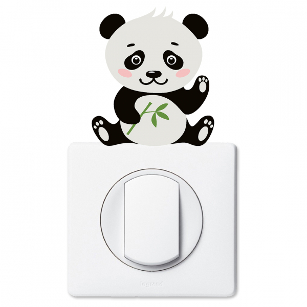 Stickers Prises et Interrupteurs - Panda