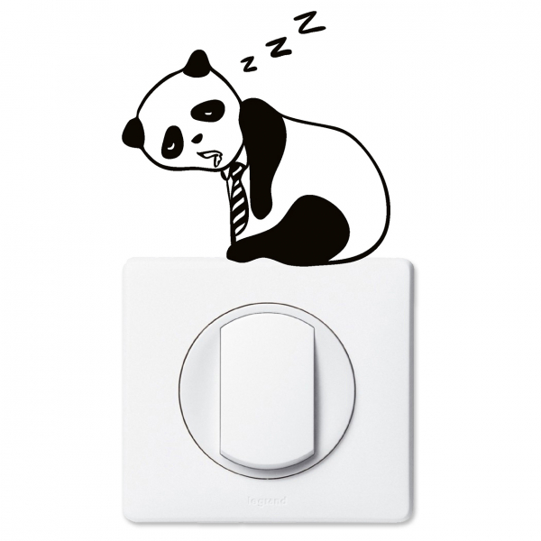 Stickers Prises et Interrupteurs - Panda