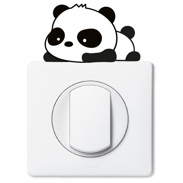 Stickers Prises et Interrupteurs - Panda