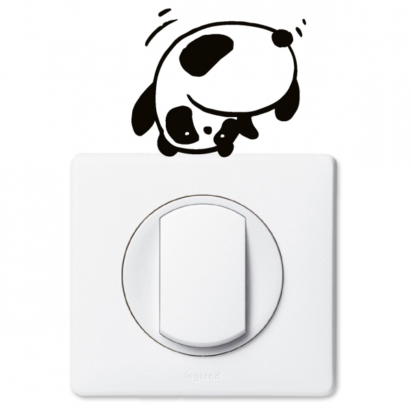 Stickers Prises et Interrupteurs - Panda