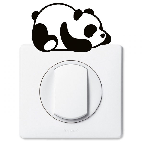 Stickers Prises et Interrupteurs - Panda