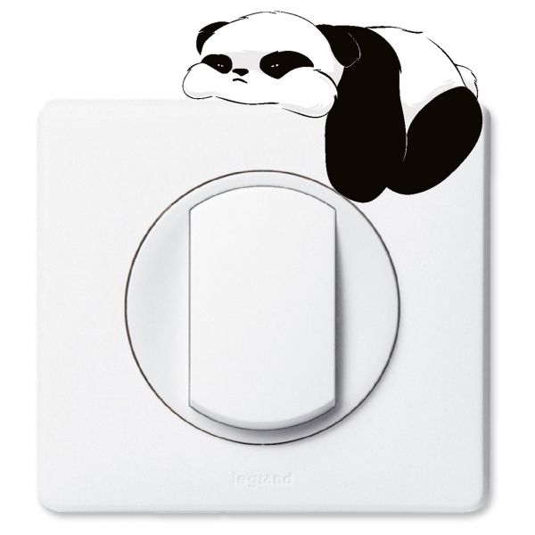 Stickers Prises et Interrupteurs - Panda