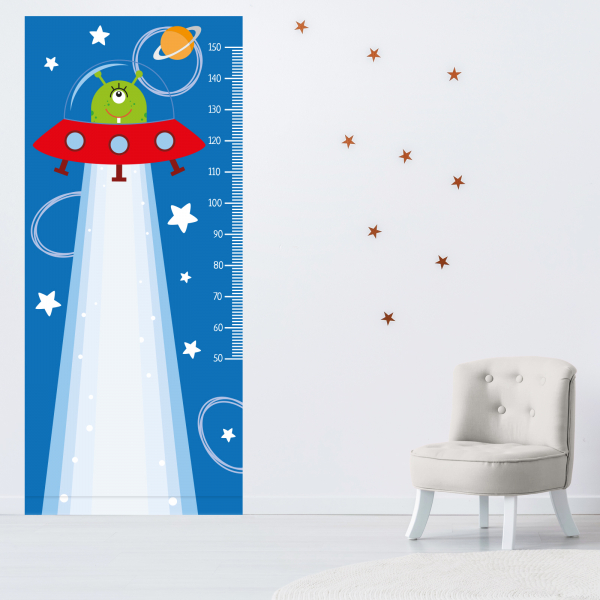 Stickers Toise Pour Mesure Enfant - Extraterrestre